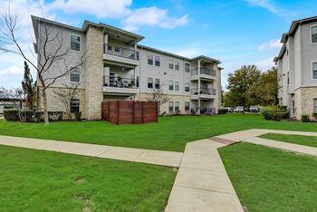Spacious courtyard